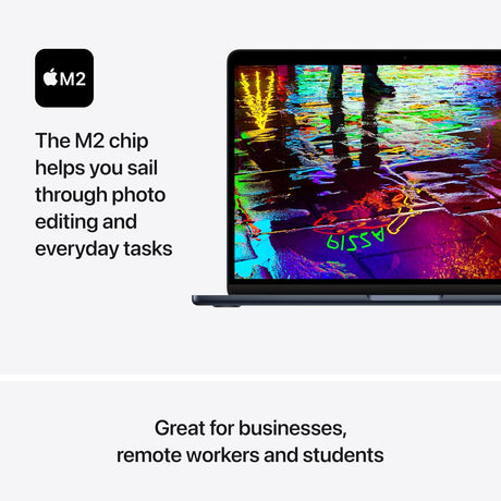 Apple 2022 MacBook Air 13.6'' M2 MacOS 8GB RAM 512GB SSD Laptop - Midnight
