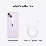 Apple MQ503ZD/A iPhone 14 Plus 6.7'' 5G Smartphone 128GB Unlocked - Purple - Kazoop 