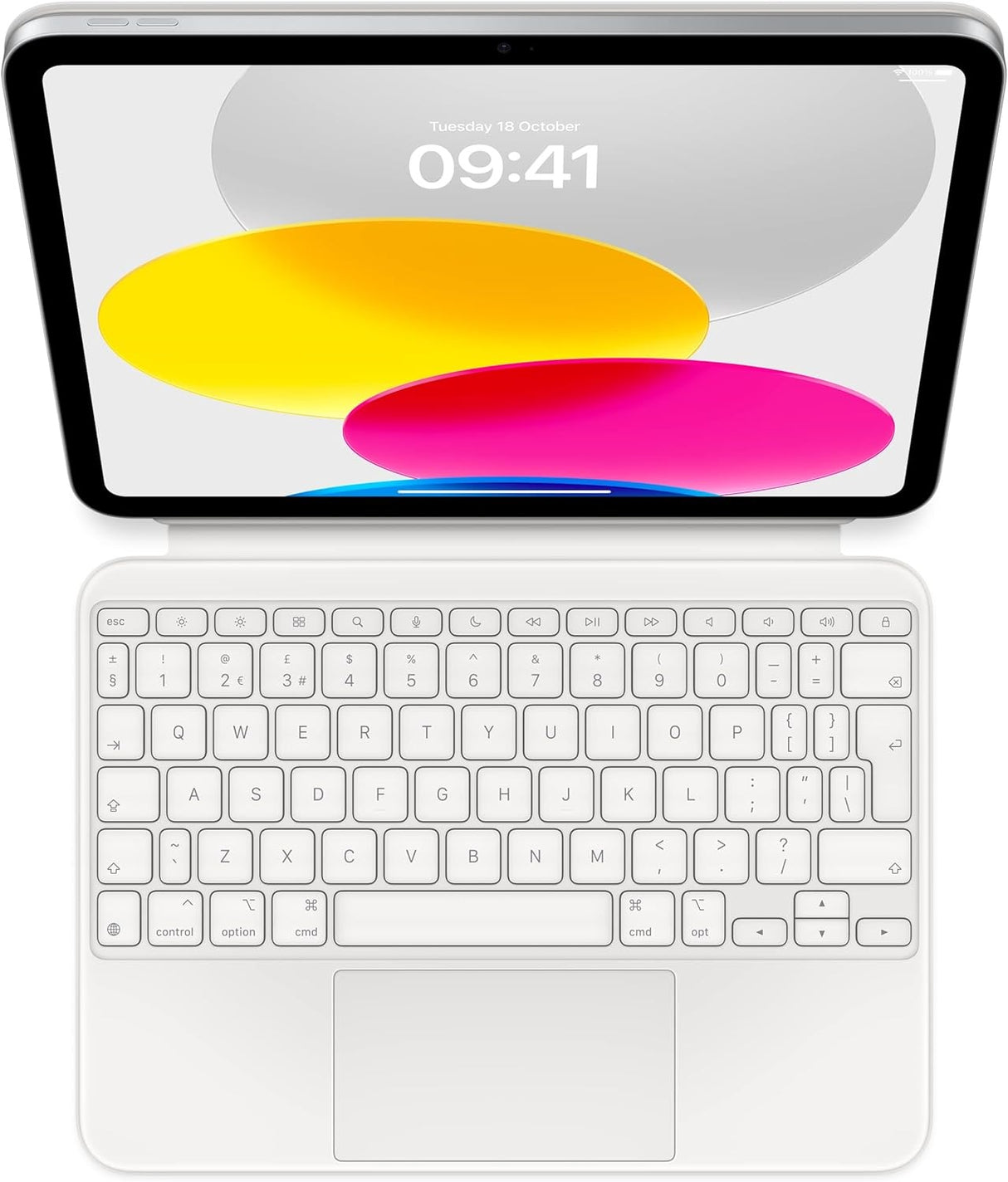 Apple Magic Keyboard Folio for iPad 10th Gen - British English - White