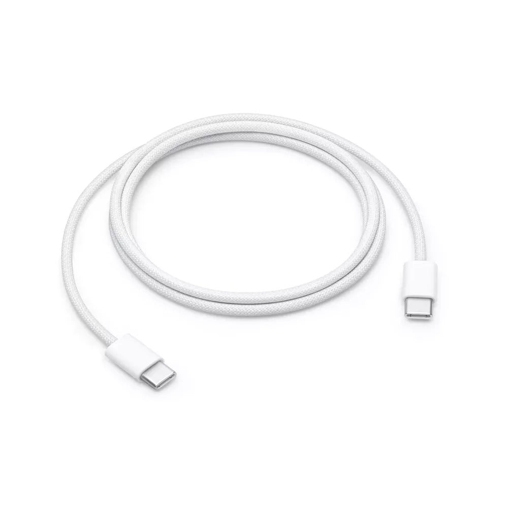 Geniune Apple MQKJ3ZM/A USB-C To USB-C 1m Woven Charging Cable - White
