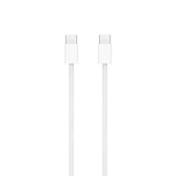 Geniune Apple MQKJ3ZM/A USB-C To USB-C 1m Woven Charging Cable - White