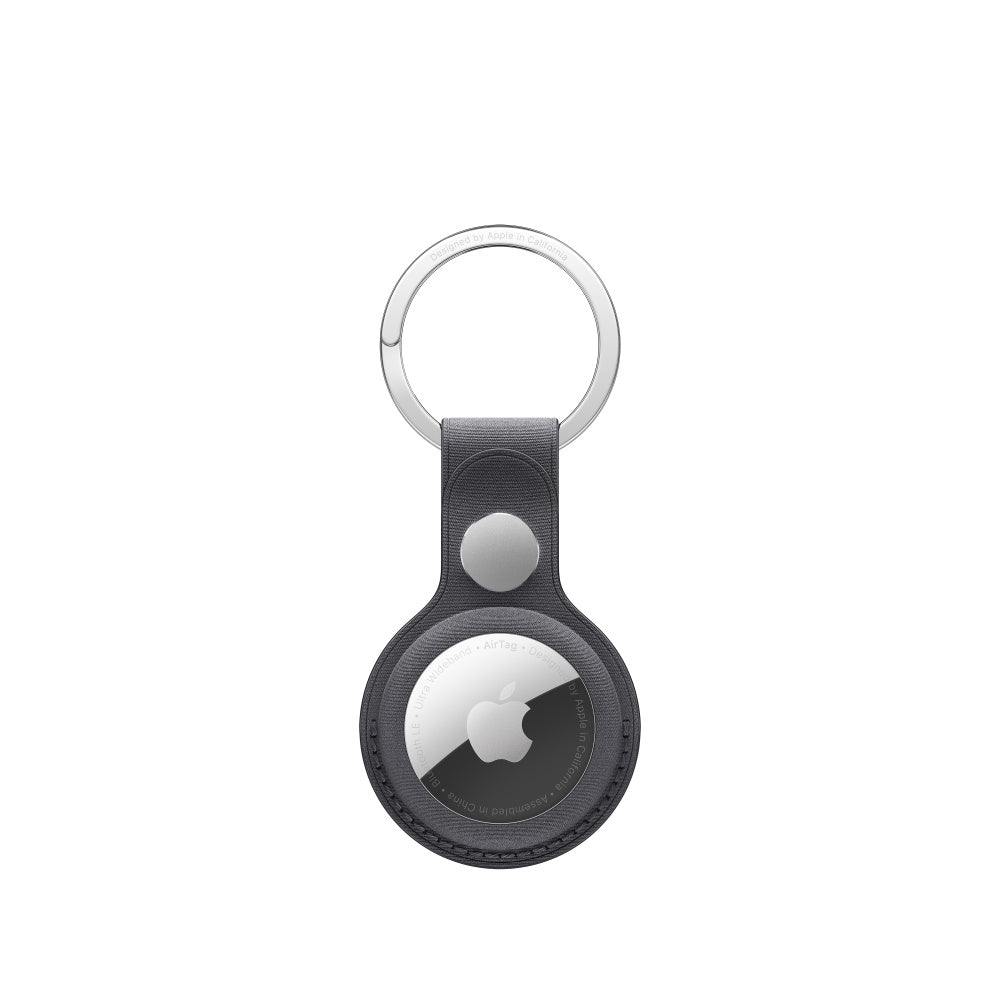 Genuine Apple MT2H3ZM FineWoven Key Ring for AirTag Black (Tag Not Included)