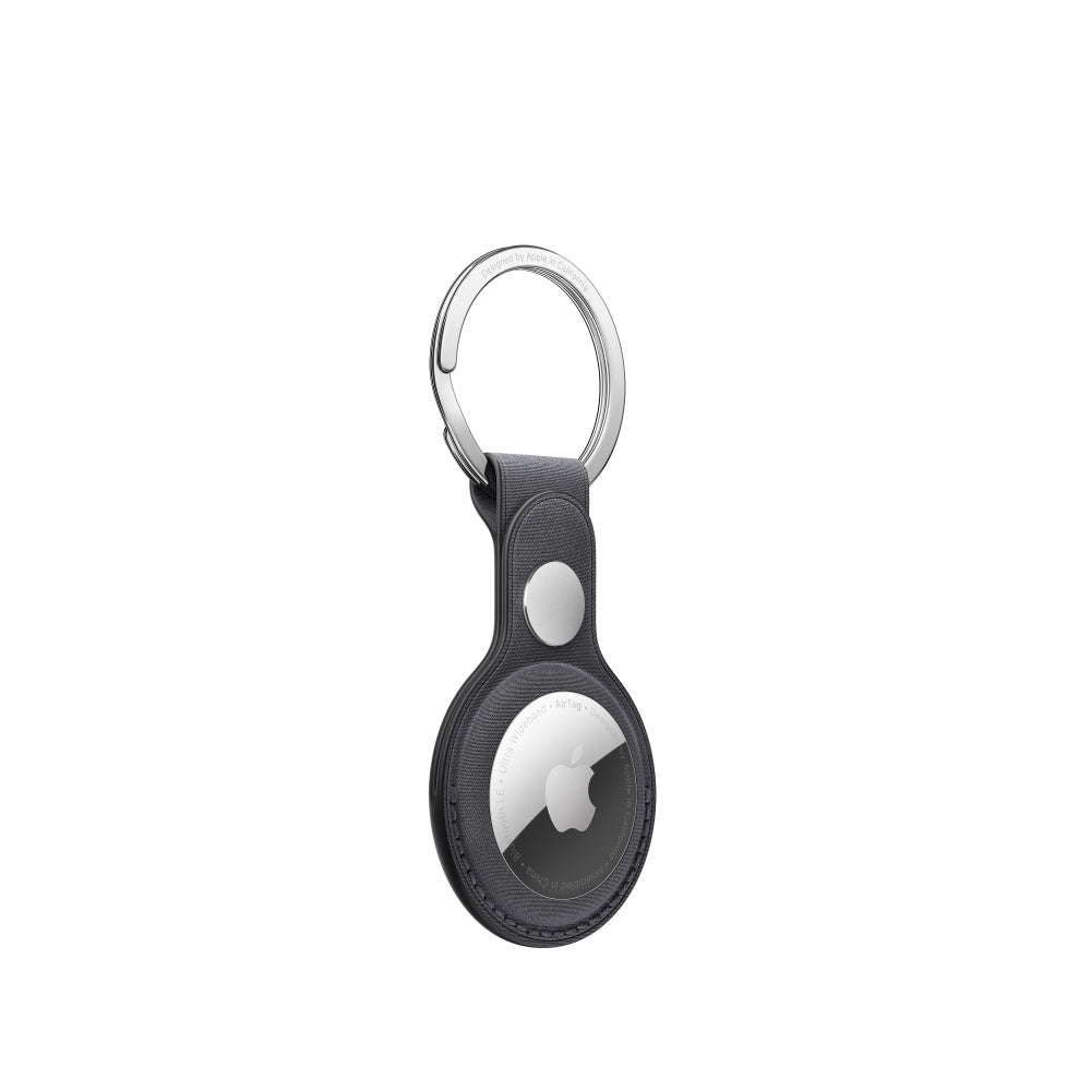 Genuine Apple MT2H3ZM FineWoven Key Ring for AirTag Black (Tag Not Included)