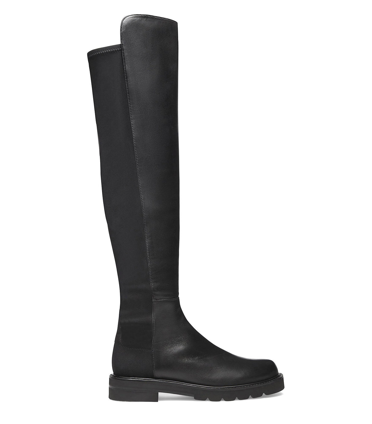 Stuart Weitzman 5050 Lift Women's Back Stretch Knee High Boots - Black - UK4