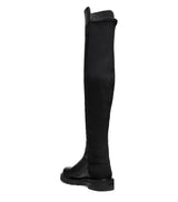 Stuart Weitzman 5050 Lift Women's Back Stretch Knee High Boots - Black - UK4