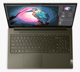 Lenovo Yoga Creator 7i 15.6" Laptop Core i7 16GB RAM 512GB SSD - Green Khaki - Kazoop 