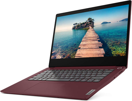 Lenovo IdeaPad Slim 3i Pentium Gold 4GB 128GB SSD 14''' Laptop - Cherry Red - Kazoop 