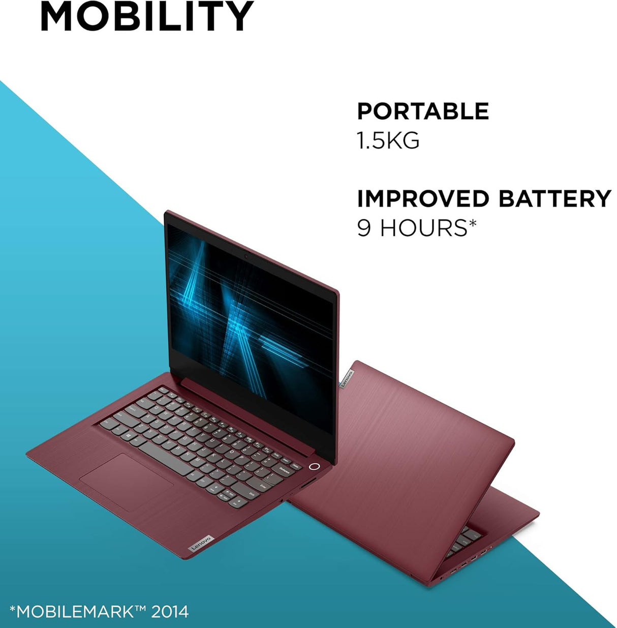 Lenovo IdeaPad Slim 3i Pentium Gold 4GB 128GB SSD 14''' Laptop - Cherry Red - Kazoop 
