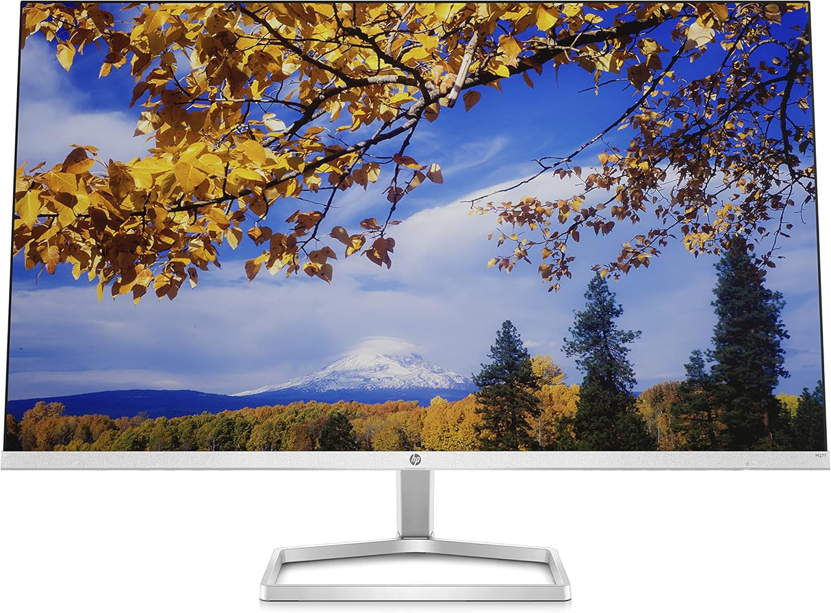 HP M27f Ultraslim Borderless HDMI VGA Full HD 1080p 27" IPS Monitor - Silver