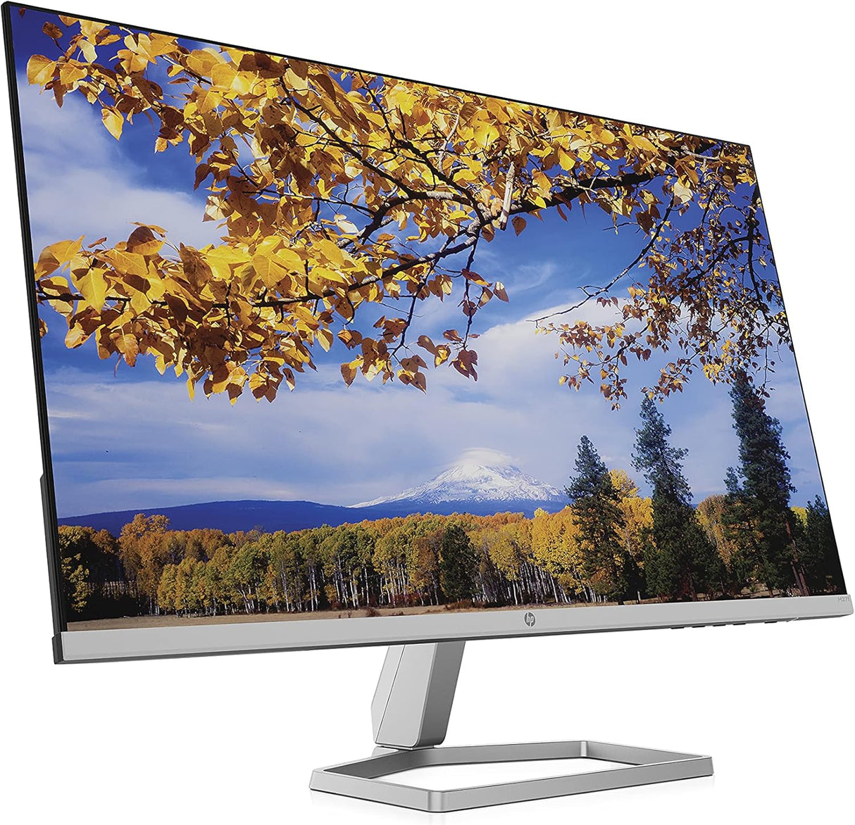 HP M27f Ultraslim Borderless HDMI VGA Full HD 1080p 27" IPS Monitor - Silver