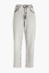 Rag & Bone Harlow Mid Rise Vintage Stretch Straight Cut Jeans - Glacier - 31