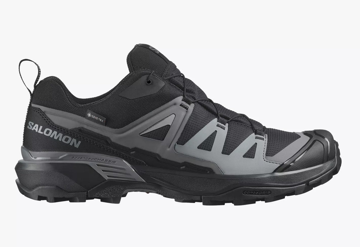 Salomon X Ultra 360 Men's Trail Running Hiking Shoes - Black/Magnet - UK10.5