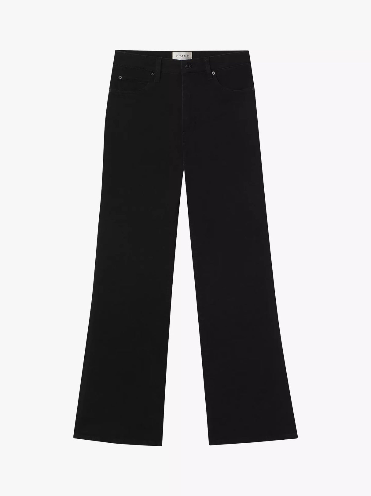 FRAME Women's The Pixie High Rise Ankle Grazer Arrow Jeans - Black - Size 27