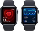 Apple Watch SE 2023 40mm GPS Smartwatch - Size S/M - Midnight Sports Band