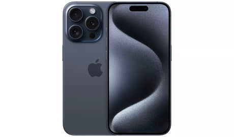 Apple iPhone 15 Pro 128GB SIM-Free 5G Unlocked Smartphone - Blue Titanium - Kazoop 