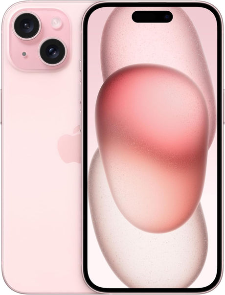 Apple iPhone 15 5G 128GB Smartphone 6.1" SIM-Free Unlocked - Pink - Kazoop 