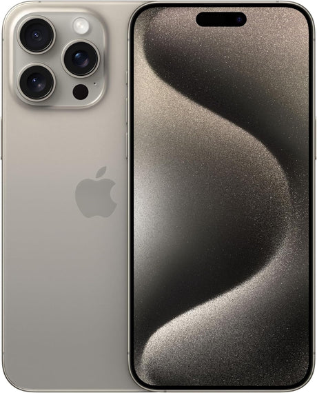 Apple iPhone 15 Pro Max 5G 256GB SIM Free Unlocked Mobile Phone - Natural - Kazoop 