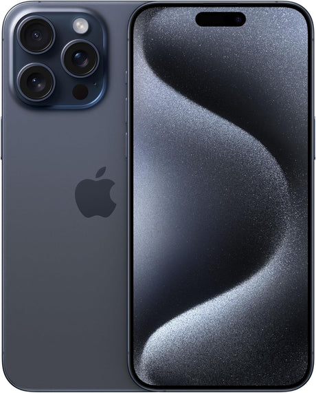 Apple MU7A3ZD/A iPhone 15 Pro Max 5G 256GB Smartphone SIM-Free Unlocked Blue - Kazoop 