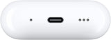 Apple MTJV3ZM/A AirPods Pro 2nd Gen 2023 with MagSafe Charging Case - White - Kazoop 