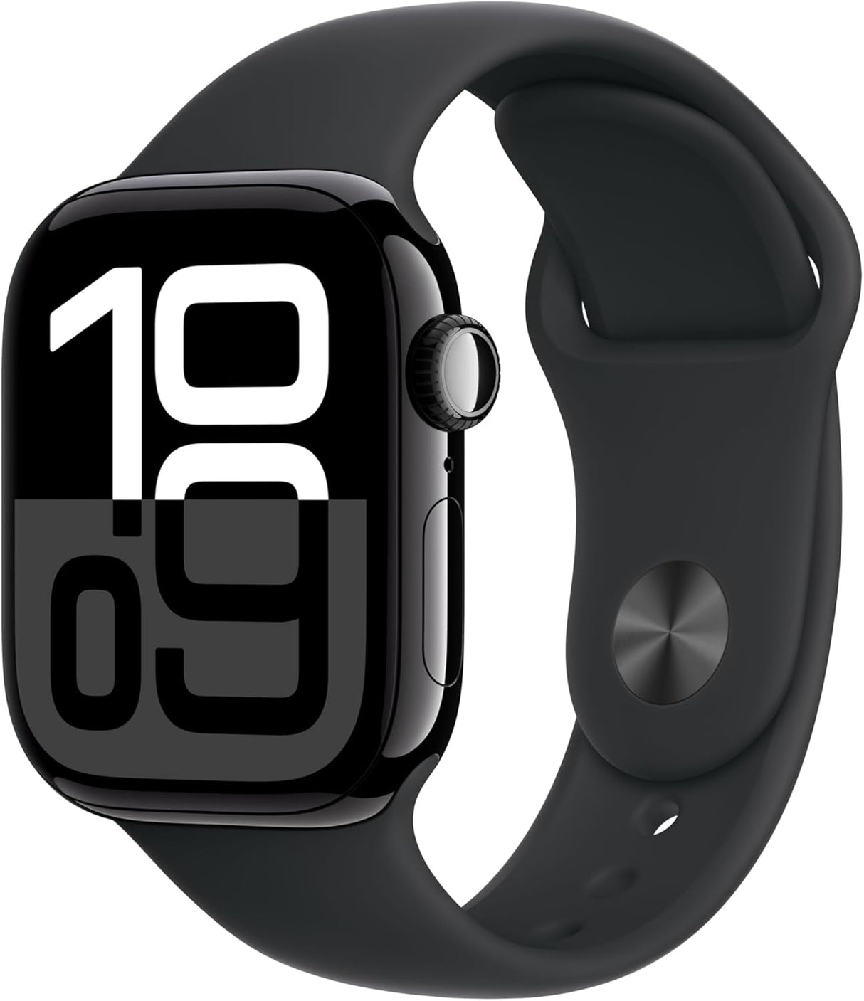 Apple Watch Series 10 GPS 42mm Smartwatch - Jet Black Sport Band - S/M