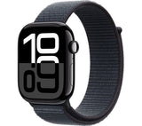 Apple Watch Series 10 GPS 46mm One Size Smartwatch - Jet Black Sport Loop