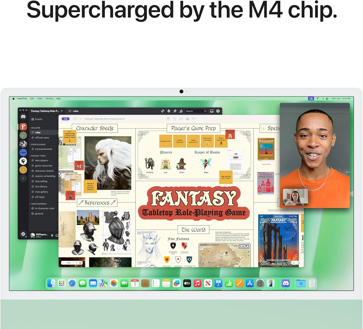 Apple iMac 2024 24'' 4.5K M4 10-Core 16GB RAM 512GB SSD All-in-One PC - Green
