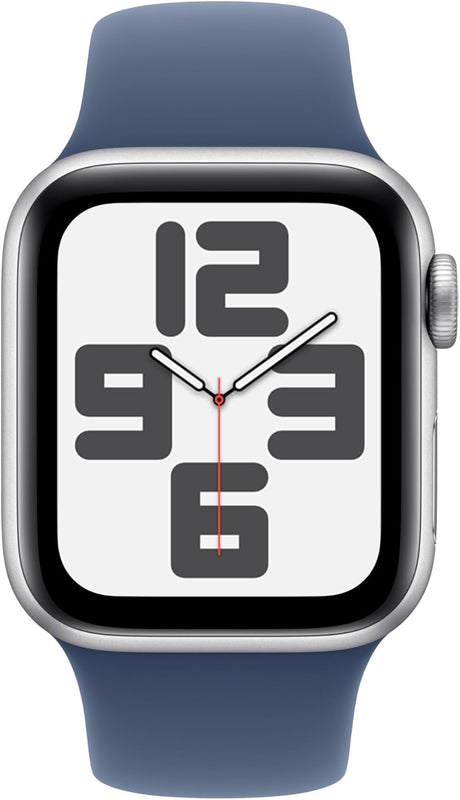 Apple Watch SE GPS+Cellular 40mm Smartwatch - S/M - Silver/Denim Sport Band