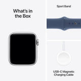 Apple Watch SE GPS+Cellular 40mm Smartwatch - S/M - Silver/Denim Sport Band