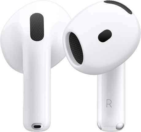Apple AirPods 4 Wireless Bluetooth Headphones with Charging Case - White - Kazoop 