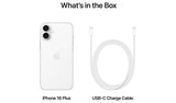 Apple iPhone MXWV3QN/A 16 Plus 5G Unlocked SIM-Free 256GB Smartphone - White