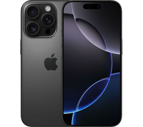 Apple iPhone 16 Pro 5G Smartphone 512GB SIM-Free Unlocked - Black Titanium - Kazoop 