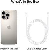 Apple iPhone 16 Pro Max 512GB 5G SIM-Free 6.9" Smartphone - Natural Titanium