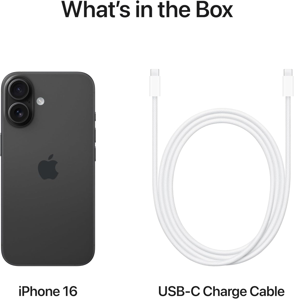 Apple iPhone 16 256GB 5G SIM-Free 6.1" Smartphone Unlocked Dual-SIM - Black - Kazoop 