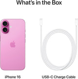 Apple iPhone 16 6.1'' 5G iOS Smartphone 128GB Unlocked Dual SIM-Free - Pink - Kazoop 