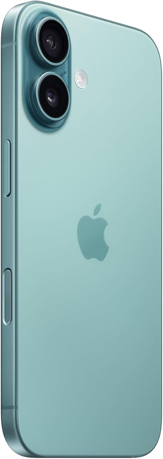 Apple iPhone 16 128GB 5G SIM-Free 6.1" Smartphone Unlocked Dual-SIM - Teal
