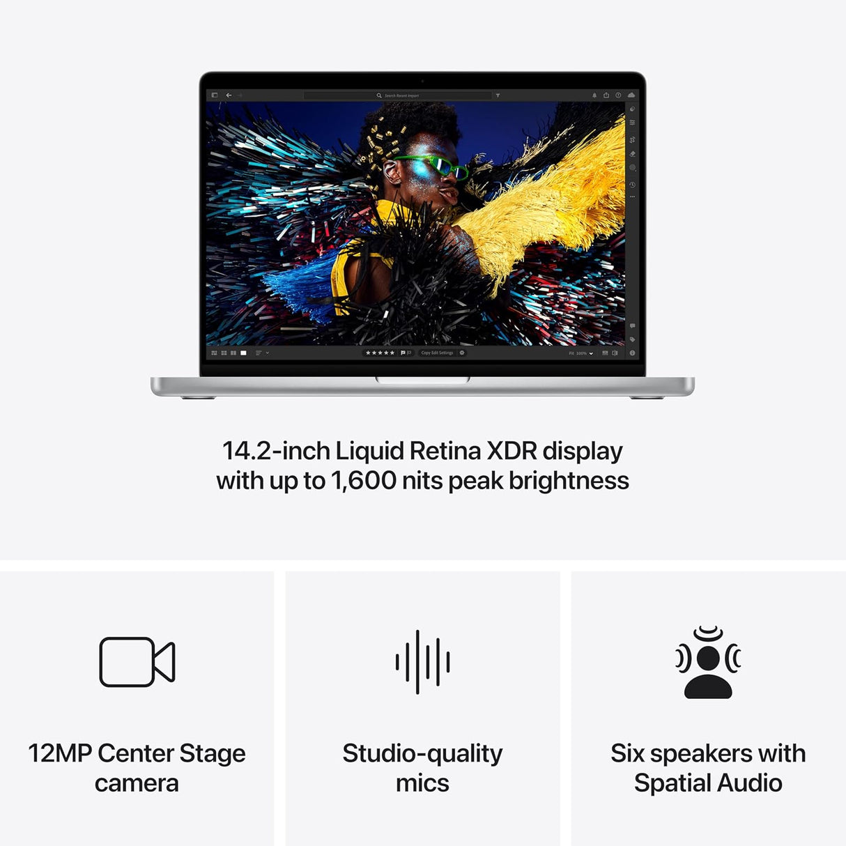 Apple MacBook Pro 2024 M4 Max Chip 14-Core 36GB RAM 1TB SSD 14.2'' - Silver