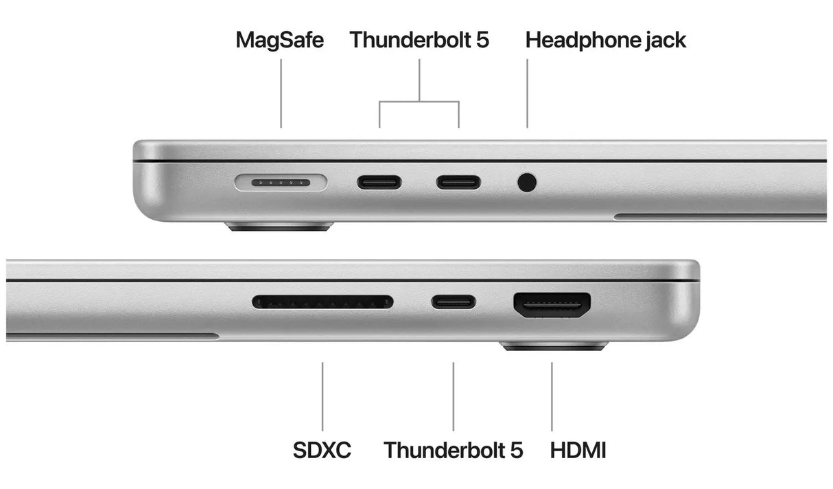 Apple MacBook Pro 2024 M4 Max Chip 14-Core 36GB RAM 1TB SSD 14.2'' - Silver