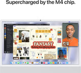 Apple iMac 2024 M4 10-Core 16GB RAM 256GB SSD 24'' All-In-One PC - Silver