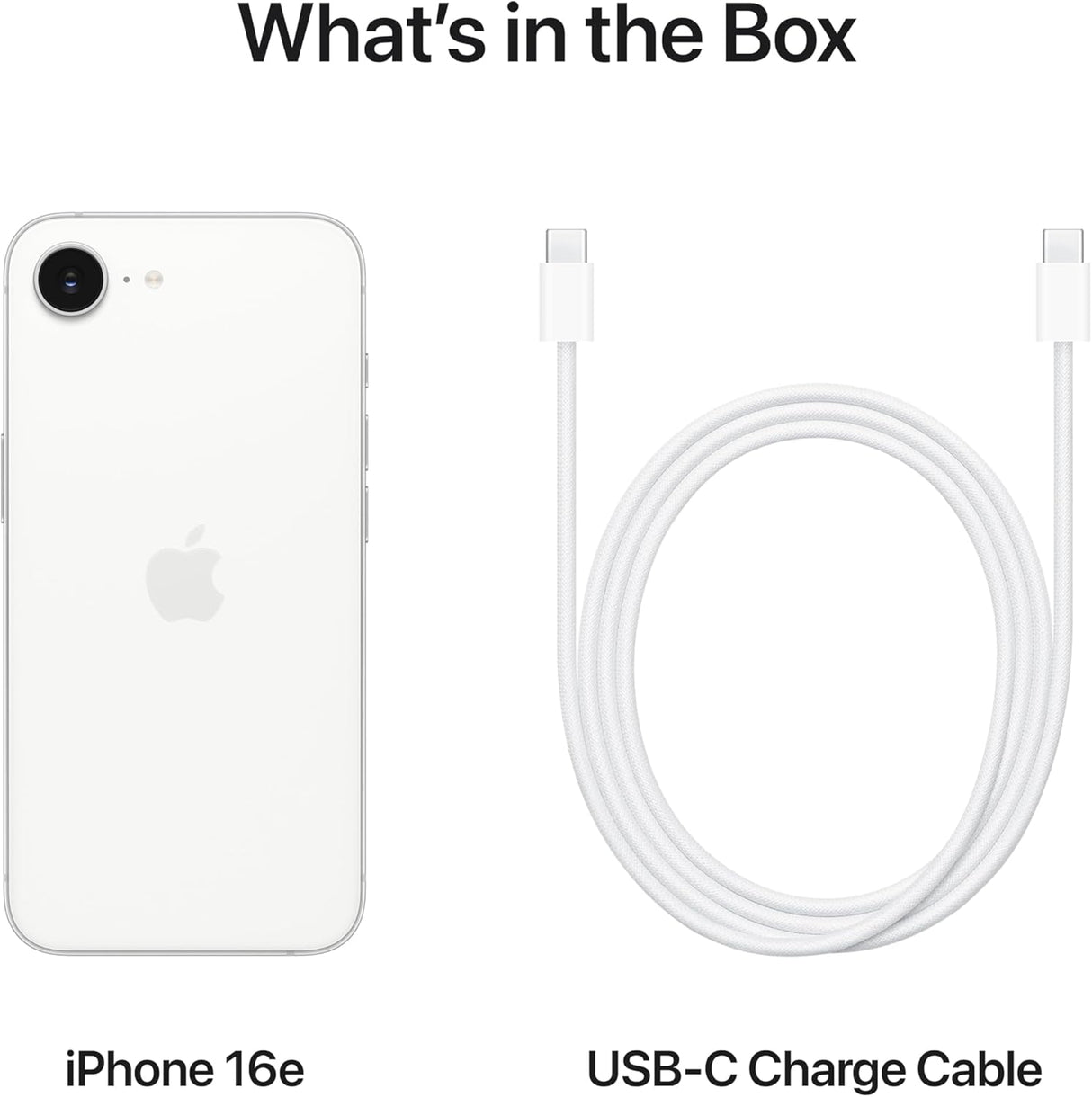 Apple iPhone 16e 5G 6.1'' iOS Smartphone 128GB SIM-Free Unlocked - White A