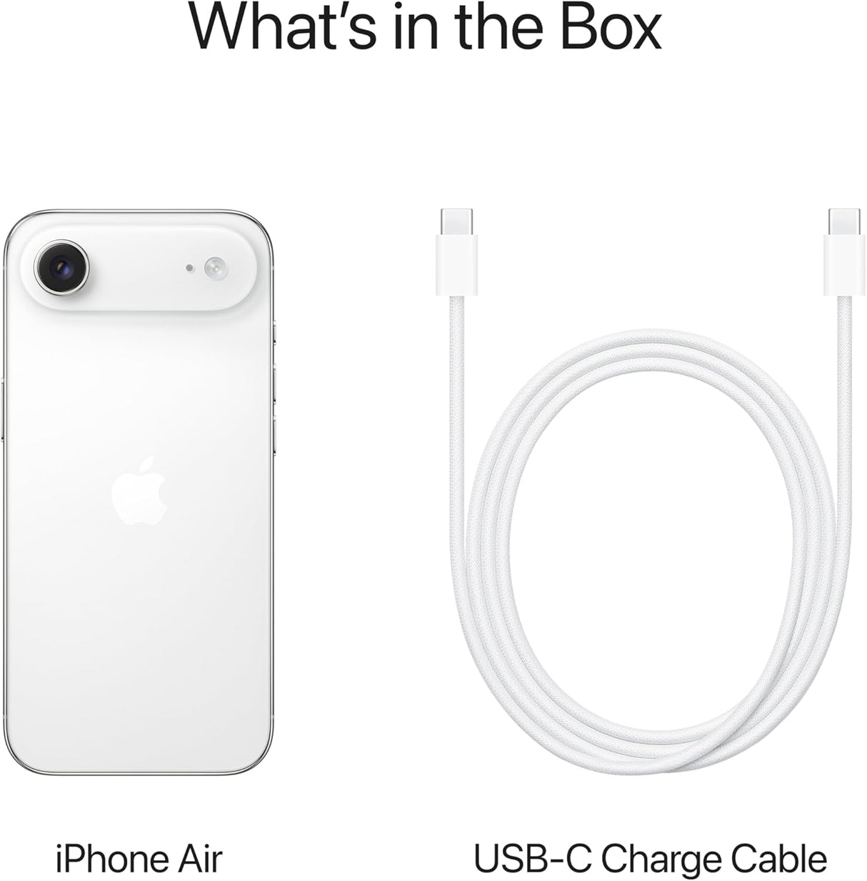 Apple iPhone Air 6.5'' 5G Smartphone 256GB Unlocked SIM-Free - Cloud White