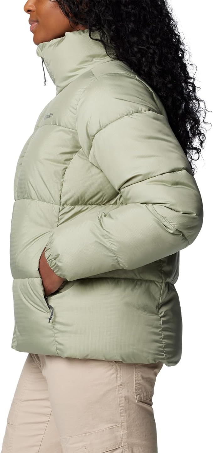 Columbia Women's Puffect Water Resistant Puffer Jacket - Safari - Medium