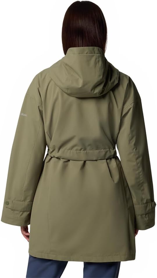 Columbia Women's Here and There III Trench Jacket - Stone Green - Small