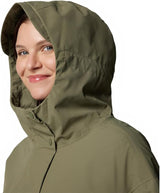 Columbia Women's Here and There III Trench Jacket - Stone Green - Small