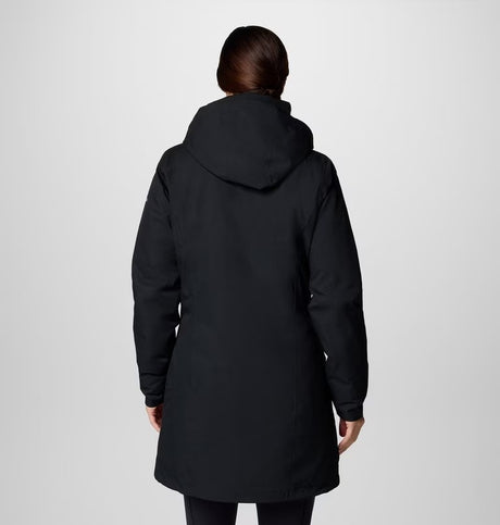 Columbia Women's Pulaski 3-in-1 Waterproof Winter Parka Jacket - Black - L