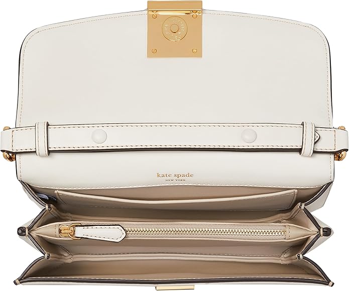 Kate Spade New York Dakota Women's Small Leather Cross Body Bag - Cream - Kazoop 