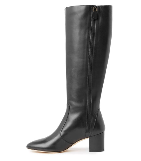 Stuart Weitzman Yuliana 60 Women's Leather Knee High Boots - Black - UK 5.5