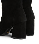Stuart Weitzman Women's Flareblock 85 Black Suede Knee-High Slouch Boot UK 5
