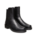 Stuart Weitzman 5050 Bold Bootie Black Women's Leather Ankle Boots EU40/UK7