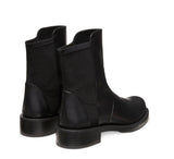 Stuart Weitzman 5050 Bold Bootie Black Women's Leather Ankle Boots EU40/UK7