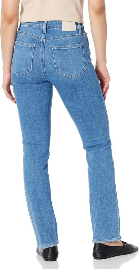 PAIGE Cindy High Rise Stretch Straight Leg Ankle Jeans - Princess - Size 30